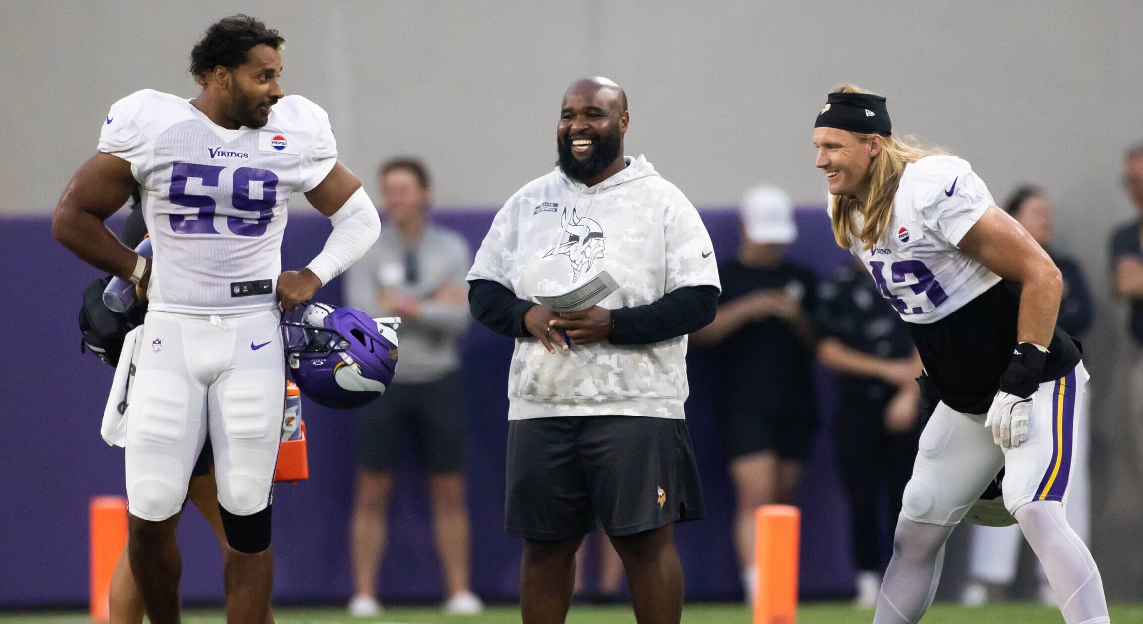 Andrew Van Ginkel - Minnesota Vikings practice