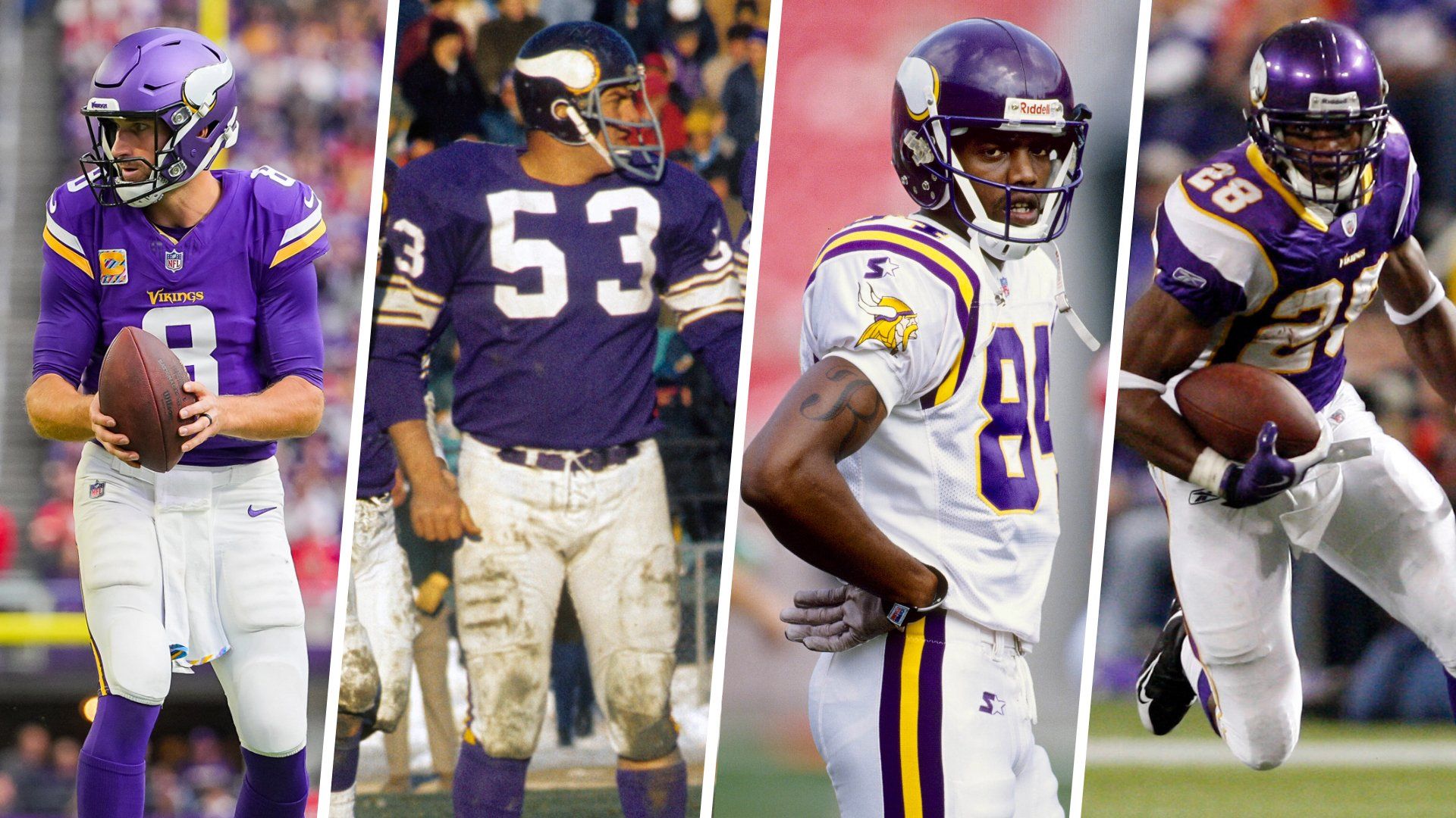 Minnesota Vikings Jerseys from 1960 to Present