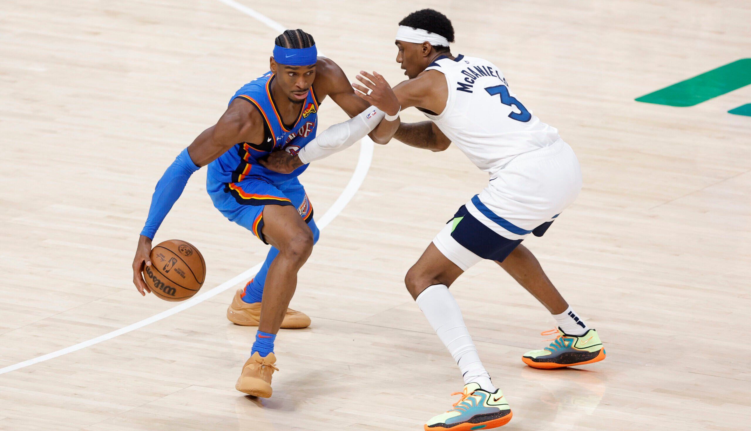 Shai Gilgeous-Alexander - NBA Playoffs - Minnesota Timberwolves at Oklahoma City Thunder