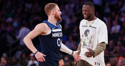 Julius Randle, Donte DiVincenzo - Preseason-Minnesota Timberwolves at New York Knicks