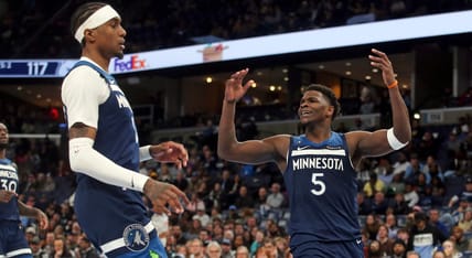 Anthony Edwards, Jaden McDaniels - Minnesota Timberwolves at Memphis Grizzlies