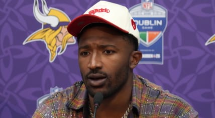 Jonathan Greenard speaking with media - Minnesota Vikings