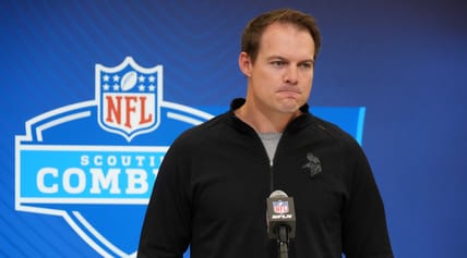 Minnesota Vikings head coach Kevin O'Connell - NFL Scouting Combine