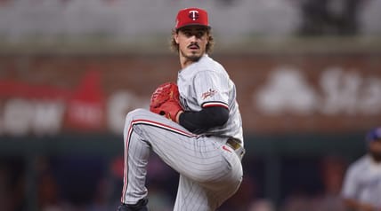 Minnesota Twins starter Joe Ryan pitching at the 2025 MLB All-Star Game