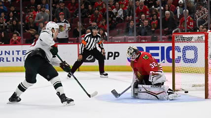 NHL: Minnesota Wild at Chicago Blackhawks