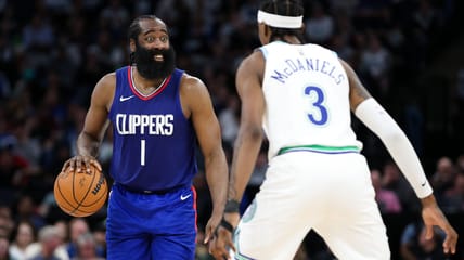 NBA: Los Angeles Clippers at Minnesota Timberwolves James Harden