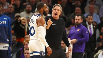 Chris Finch and Mike Conley - Minnesota Timberwolves