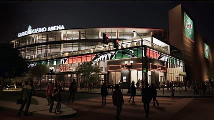 Renderings for Minnesota Wild planned upgrades at Grand Casino Arena in St. Paul, MN