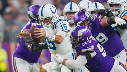 Joe Flacco - Indianapolis Colts at Minnesota Vikings