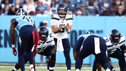 New Minnesota Vikings QB Sam Howell playing for the Seattle Seahawks