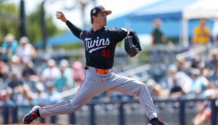 Joe Ryan : Spring Training-Minnesota Twins at Tampa Bay Rays