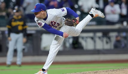 New Minnesota Twins pitcher Drew Smith (with the New York Mets)