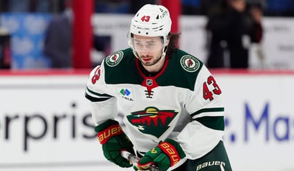 Quinn Hughes - Stanley Cup Playoffs-Minnesota Wild at Colorado Avalanche