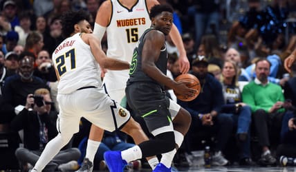 Anthony Edwards, Jamal Murray : NBA Playoffs - Minnesota Timberwolves at Denver Nuggets