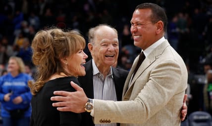 Glen Taylor, Becky Taylor, Alex Rodriguez - Minnesota Timberwolves