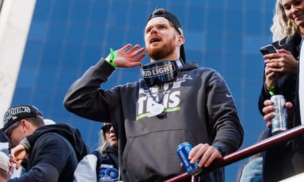Former Minnesota Vikings QB Sam Darnold : Super Bowl LX-Seattle Seahawks World Champions Parade