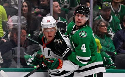 Miro Heiskanen, Kirill Kaprizov - Minnesota Wild at Dallas Stars