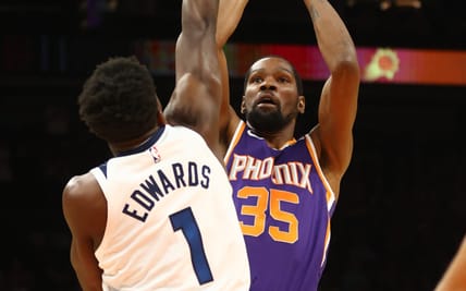 Kevin Durant, Anthony Edwards, Minnesota Timberwolves