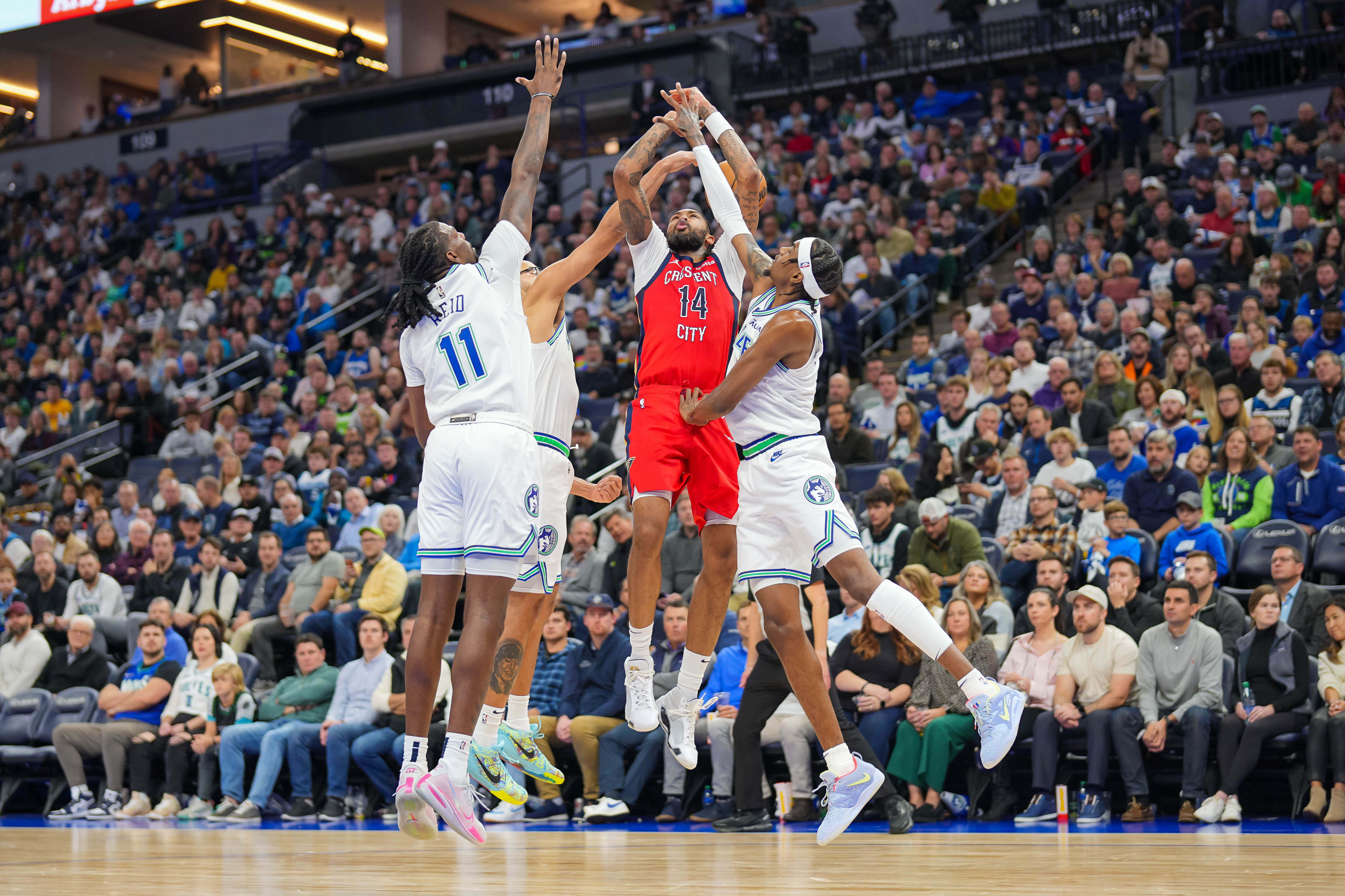 NBA: New Orleans Pelicans at Minnesota Timberwolves