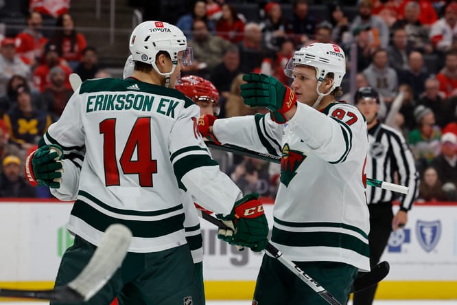 NHL: Minnesota Wild at Detroit Red Wings