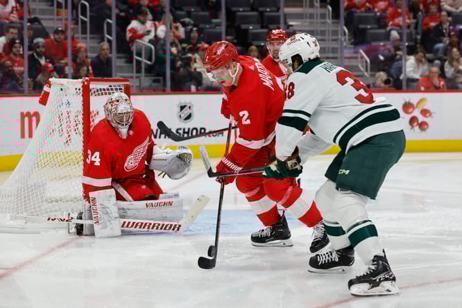 NHL: Minnesota Wild at Detroit Red Wings