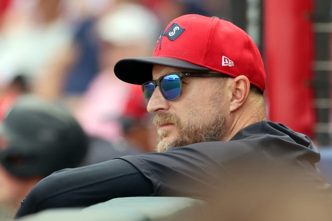 MLB: Spring Training-Minnesota Twins at Atlanta Braves