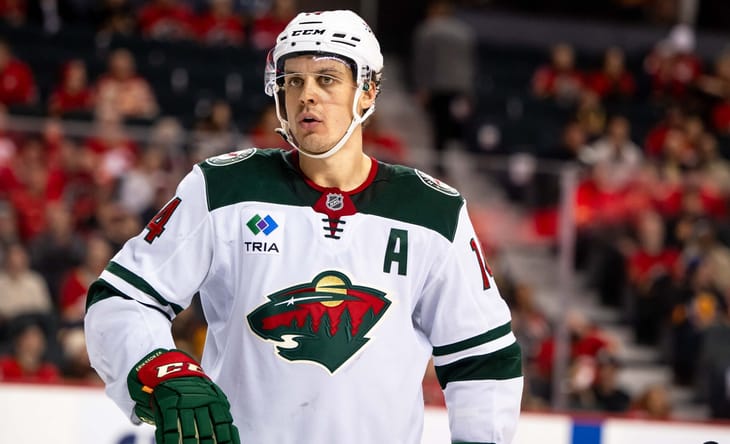 Joel Eriksson Ek: Minnesota Wild at Calgary Flames