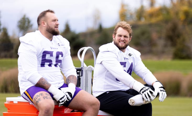 Dalton Risner, Blake Brandel, Minnesota Vikings