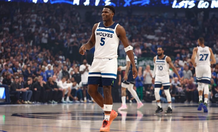 Anthony Edwards, NBA Playoffs-Minnesota Timberwolves at Dallas Mavericks