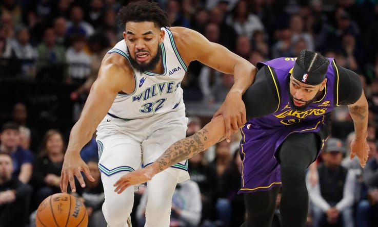 NBA: Los Angeles Lakers at Minnesota Timberwolves