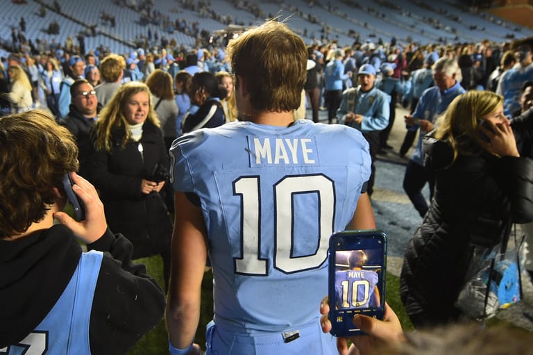 minnesota vikings rumors Drake Maye North Carolina