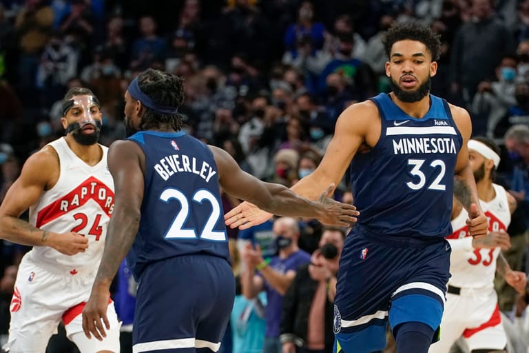 patrick beverley calls out karl-anthony towns for not having rudy gobert back minnesota timberwolves