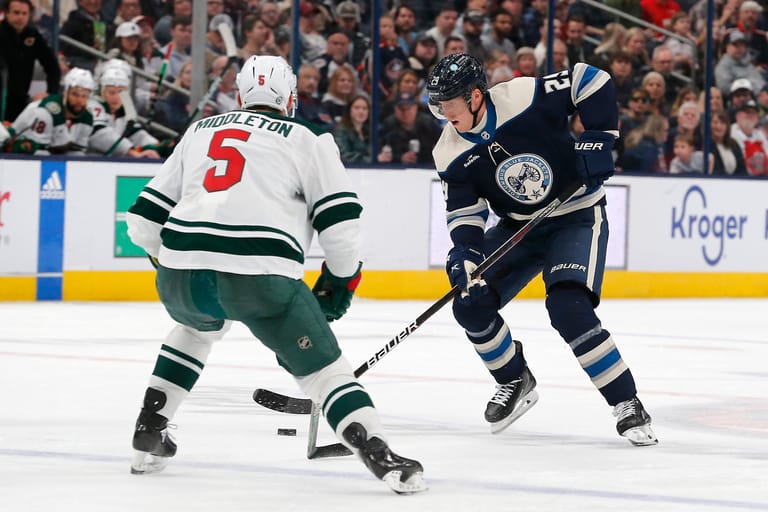 Patrik Laine, Minnesota Wild at Columbus Blue Jackets