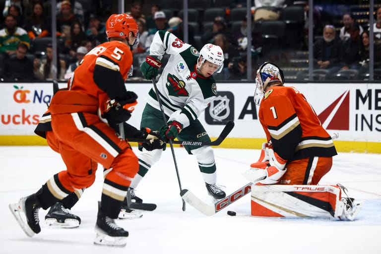 Marco Rossi : Minnesota Wild at Anaheim Ducks