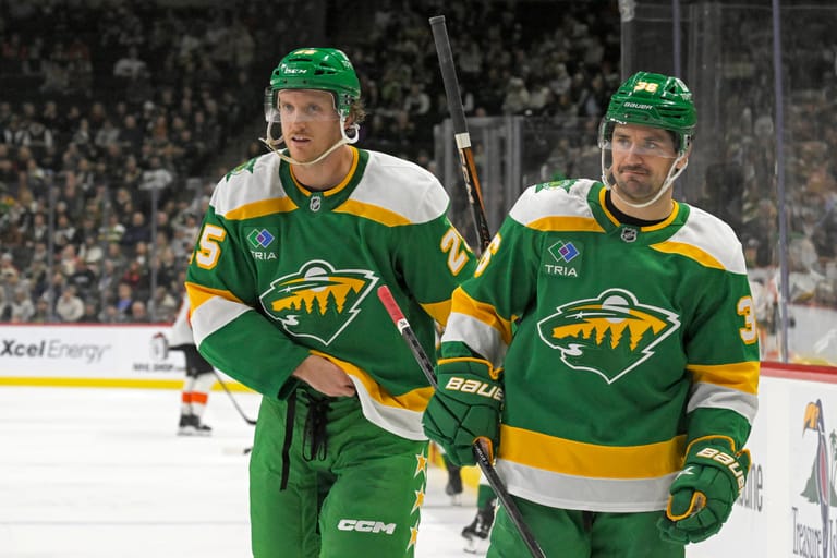 Marcus Foligno, Mats Zuccarello - Minnesota Wild