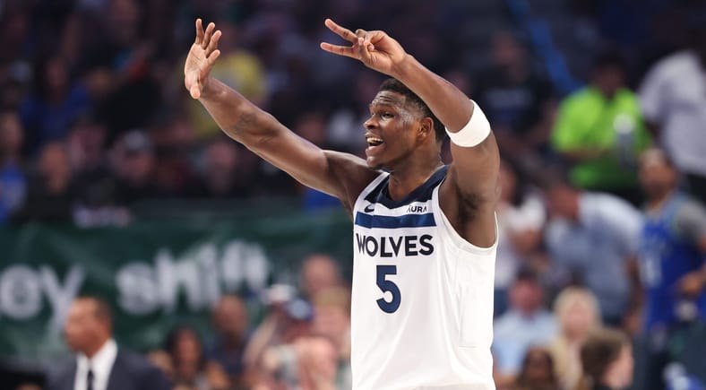Anthony Edwards, NBA Playoffs - Minnesota Timberwolves at Dallas Mavericks