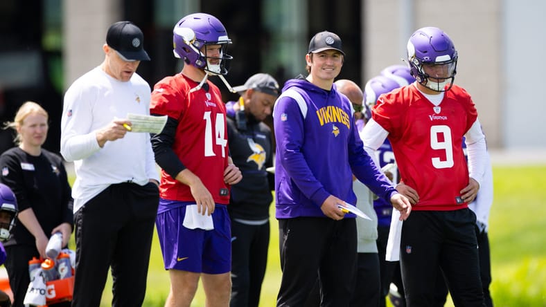 Sam Darnold, J.J. McCarthy, Minnesota Vikings