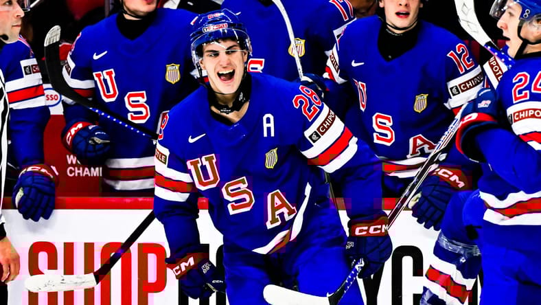 Minnesota Wild prospect Zeev Buium - Team USA