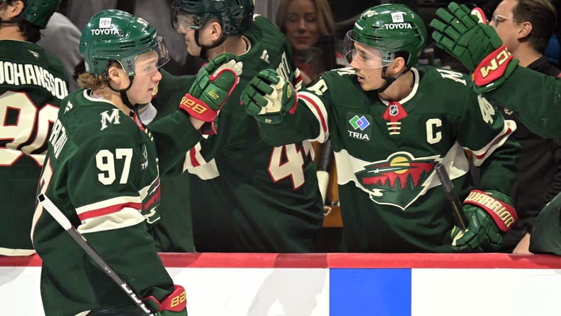 Kirill Kaprizov, Jared Spurgeon - Minnesota Wild