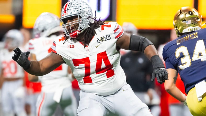 Minnesota Vikings No. 24 overall pick Donovan Jackson - Ohio State - 2025 NFL Draft