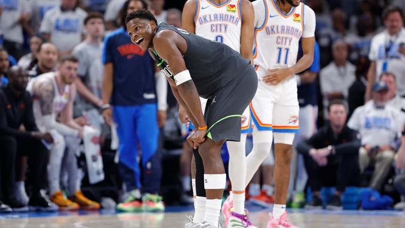 Anthony Edwards - NBA Playoffs - Minnesota Timberwolves at Oklahoma City Thunder