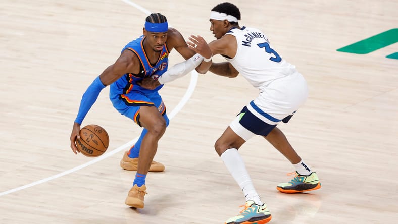 Shai Gilgeous-Alexander - NBA Playoffs - Minnesota Timberwolves at Oklahoma City Thunder