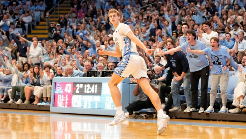 Cade Tyson - NCAA Basketball: American U. at North Carolina Tar Heels