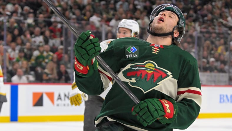 NHL: Stanley Cup Playoffs-Vegas Golden Knights at Minnesota Wild
