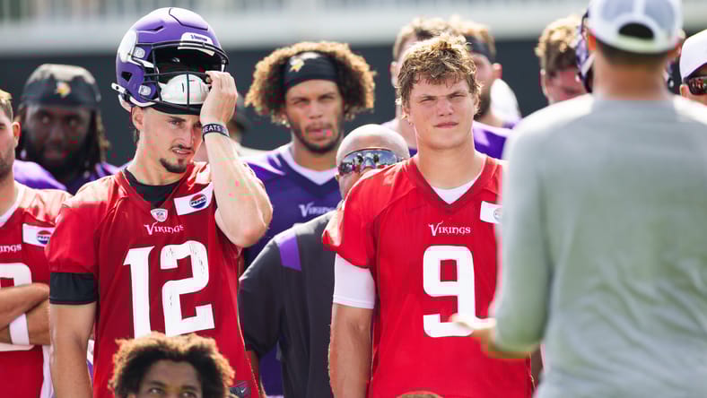 Max Brosmer and JJ McCarthy - Minnesota Vikings Training Camp