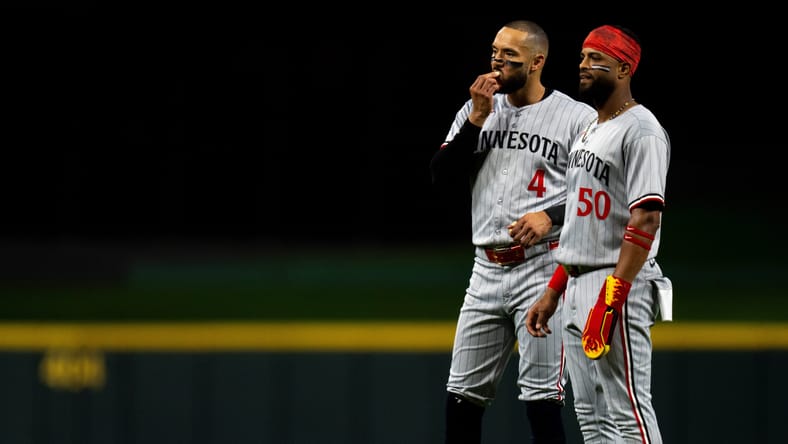 Carlos Correa, Willi Castro - Minnesota Twins at Cincinnati Reds