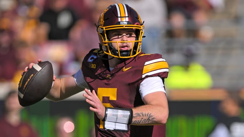 Drake Lindsey - NCAA Football - Minnesota Gophers vs Rutgers