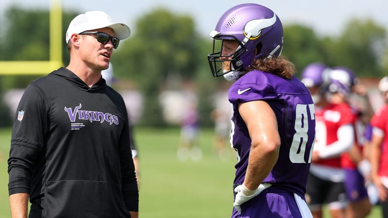 TJ Hockenson : Minnesota Vikings Training Camp