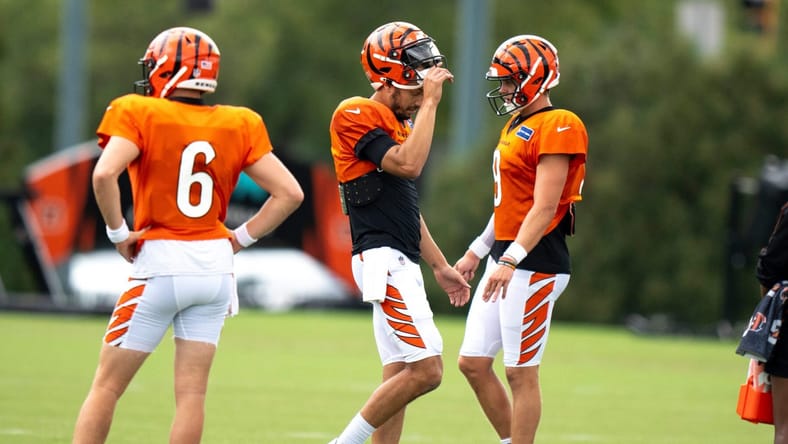 New Minnesota Vikings QB Desmond Ridder with the Cincinnati Bengals
