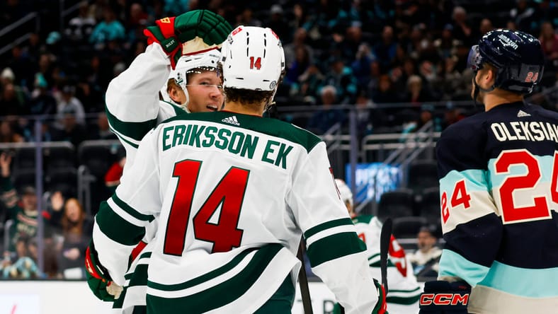 Matt Boldy, Joel Eriksson Ek - Minnesota Wild